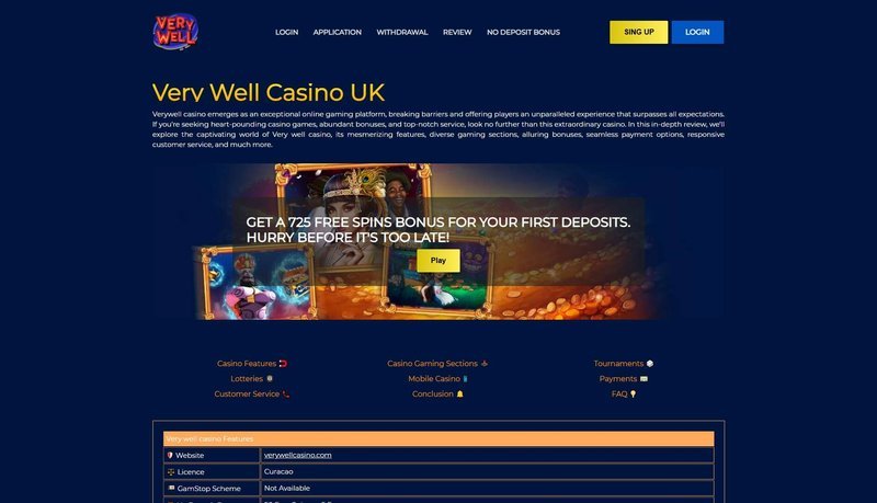 Why the VeryWell Casino UK Is Worth a Spin, verywell casino login